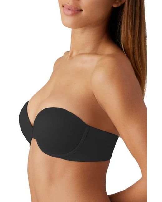 B.tempt'd Black Future Foundation Underwire Strapless Push-Up Bra