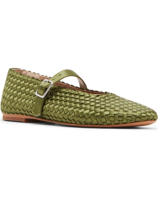 Steve Madden Green Dreaming Mary Jane Flat
