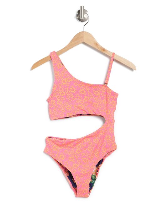 Maaji Aster Wonderful Cutout Onepiece Swimsuit in Pink Lyst