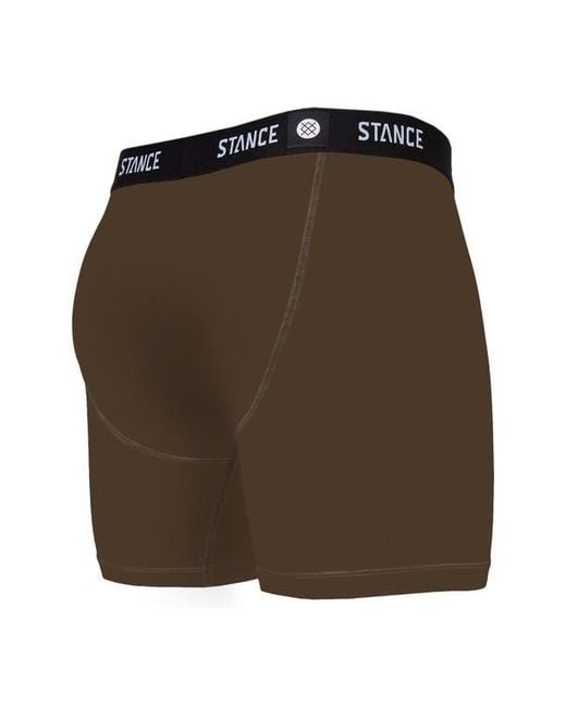 Stance Green Solid Boxer Briefs for men