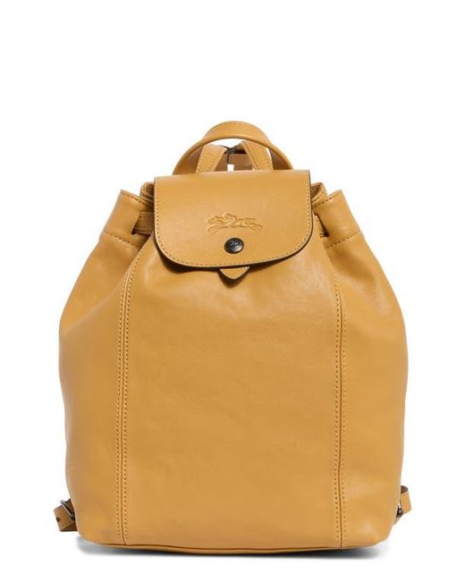 Longchamp Natural Le Pliage Leather Backpack