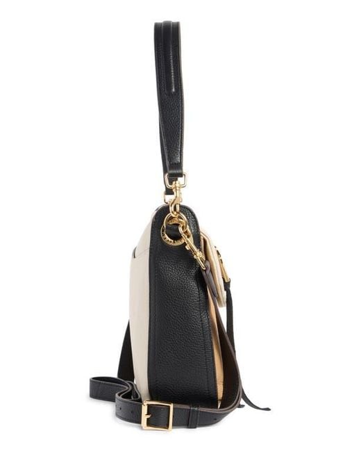 Aimee Kestenberg Metallic Vera Leather Convertible Shoulder Bag