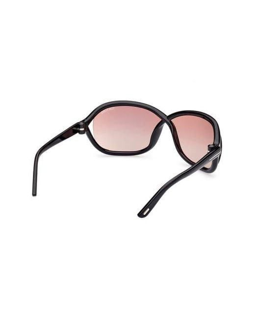 Tom Ford Pink 68Mm Gradient Square Sunglasses