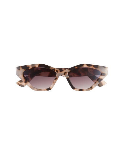Vince Camuto Brown 52mm Cat Eye Sunglasses