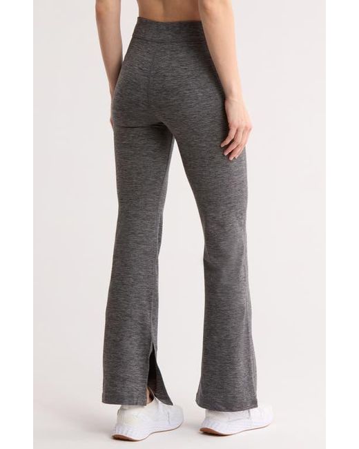 DKNY Gray Vent Flare Leggings