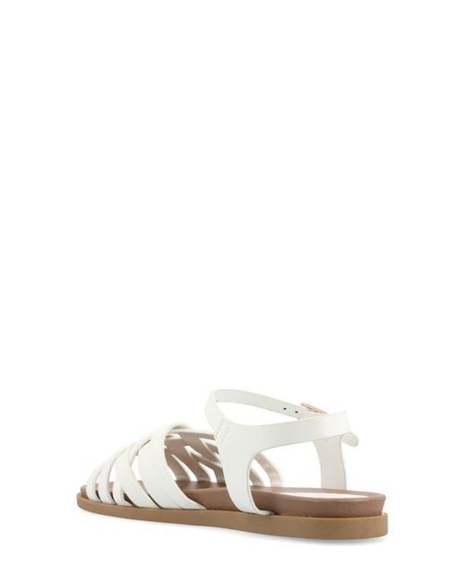 Journee Collection Metallic Kimmie Ankle Strap Sandal