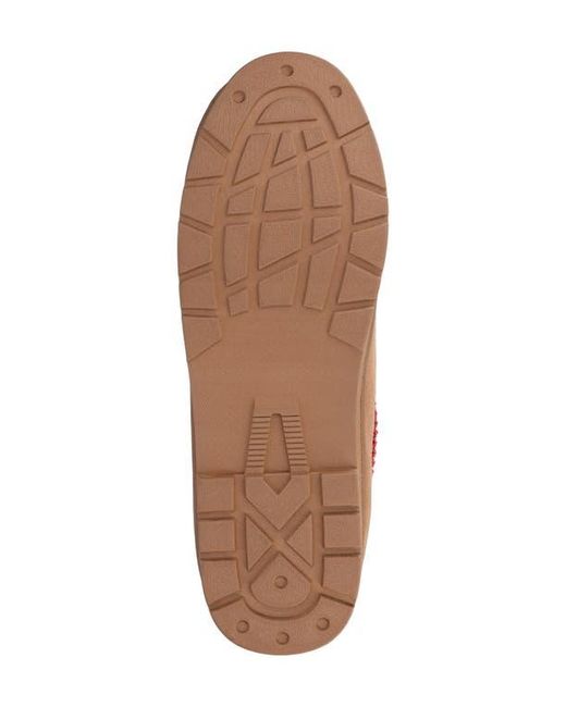 Vance Co. Brown Lance Leather Slipper for men