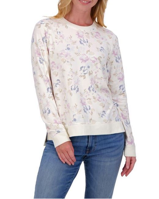 Lucky Brand White Crewneck Pullover