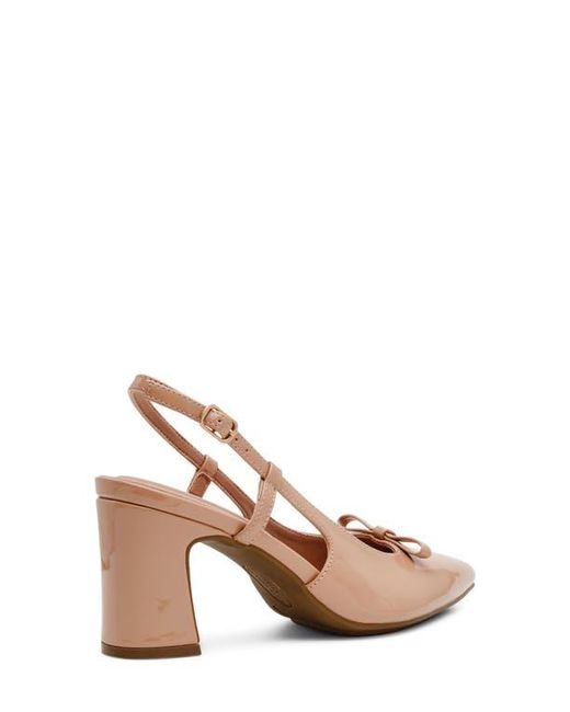 Anne Klein Natural Blinda Pointed Toe Slingback Pump