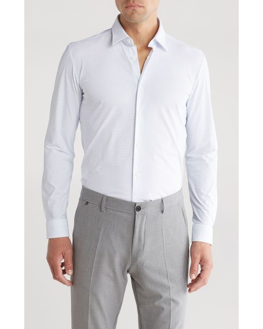 Boss White Roan Kent Button-up Shirt for men