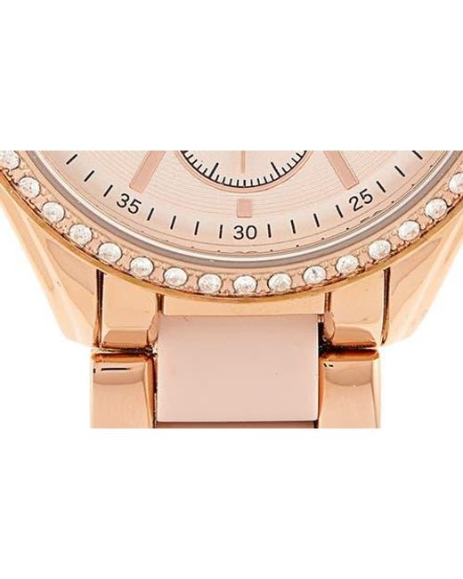 Timex Multicolor Chronograph Stainless Steel Bracelet Watch, 38Mm