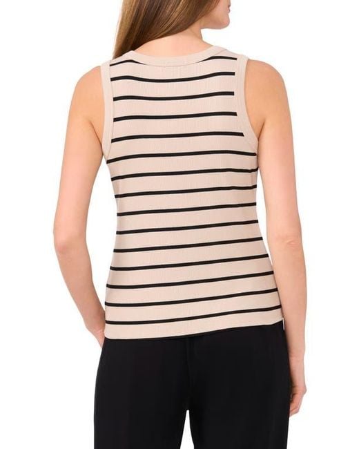 Halogen® Black Stripe Rib Tank
