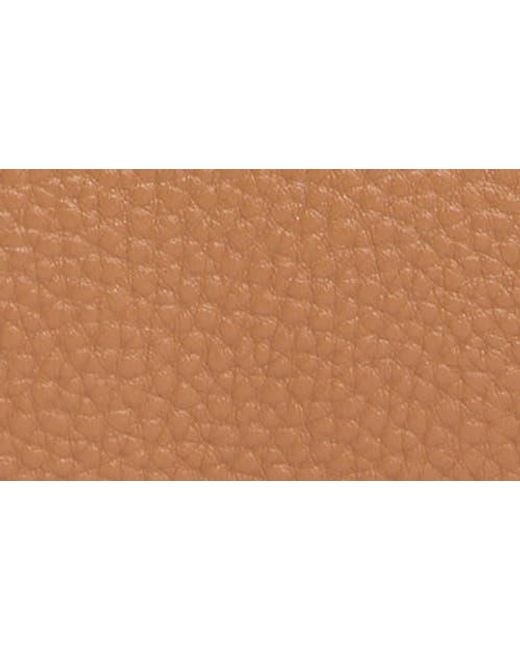 Nanette Lepore Brown Pebble Crescent Baguette Shoulder Bag