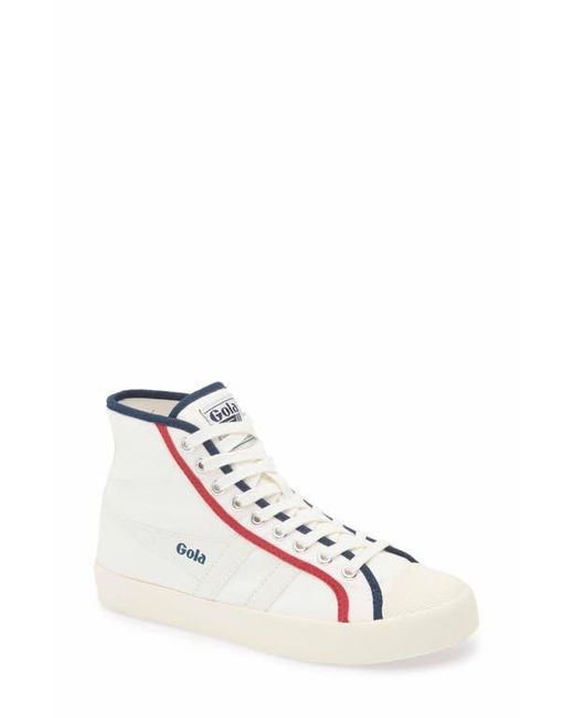 Gola White Coaster Smash High Top Sneaker