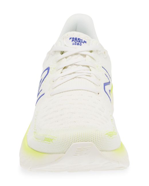 New Balance White Fresh Foam X 1080v12 Running Shoe for men