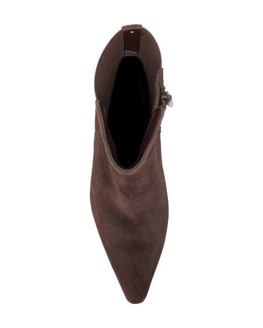 Dune Brown Orlai Pointed Toe Bootie