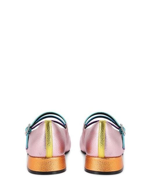 Kurt Geiger White Pierra Mary Jane Flat