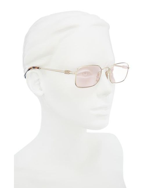 Miu Miu Multicolor 53Mm Rectangular Sunglasses