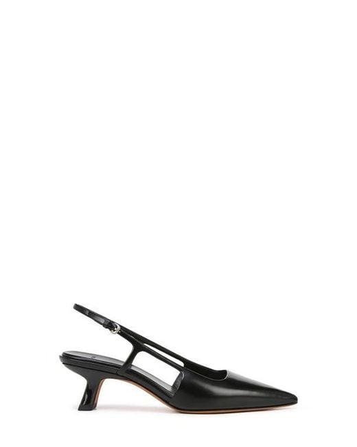 Vince Black Bianca Slingback Pointed Toe Pump