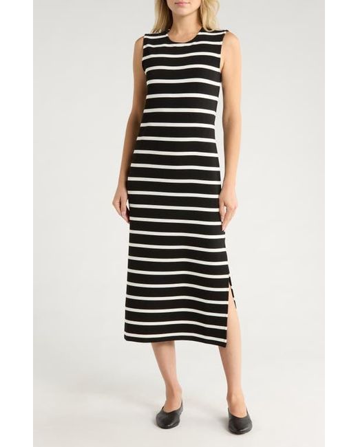 Rag & Bone Black Colette Stripe Maxi Dress
