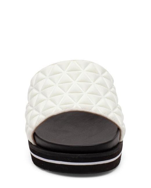 Linea Paolo White Leah Slide Sandal