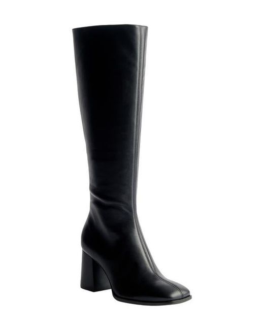 Reformation Black Nylah Knee High Boot