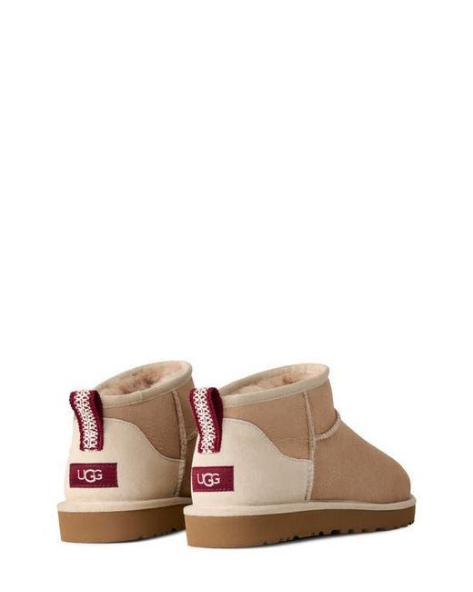 Ugg Natural Classic Ultra Mini Genuine Shearling Boot for men