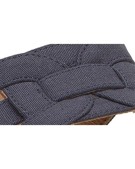 Lucky Brand Blue Maleigh Platform Wedge Sandal