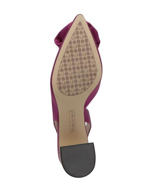 Charles David Purple Althea Pointed Toe Slingback Pump