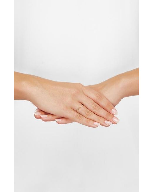 Frankie & Zoe Metallic Curb Link Band Ring