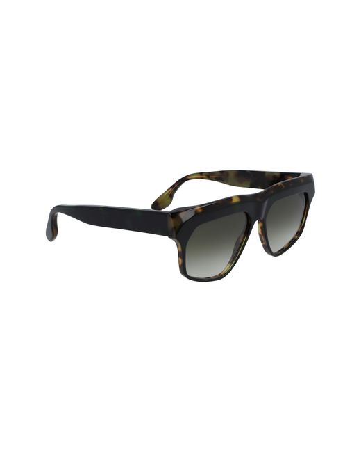 Victoria Beckham Black 55mm Sculptural Square Sunglasses
