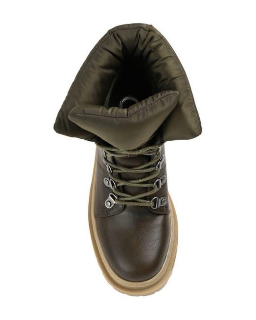 Journee Collection Brown Irrah Lug Sole Boot