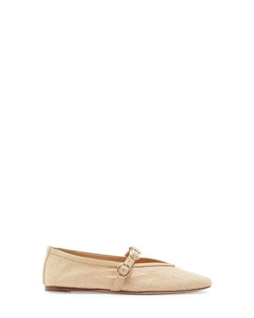 Steve Madden Natural Leia Woven Flat