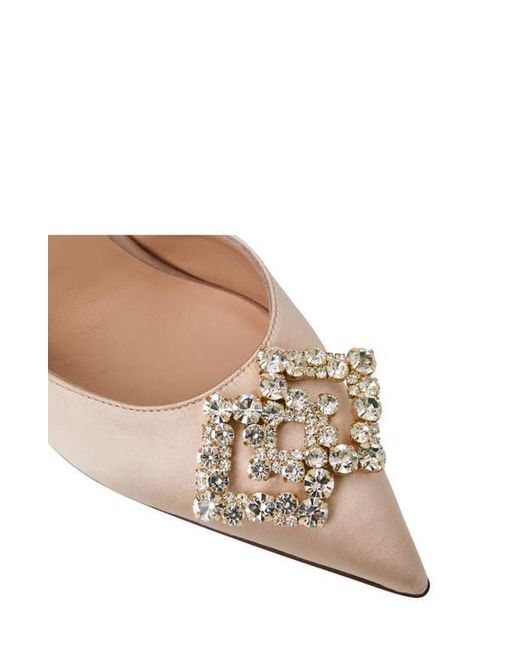 Bruno Magli Metallic Moda Slingback Pointed Toe Pump
