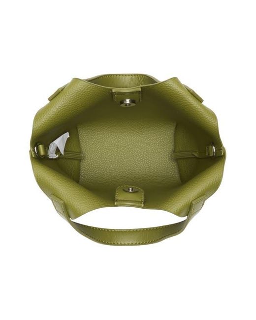 Madden Girl Green Faux Leather Mini Shopper Tote