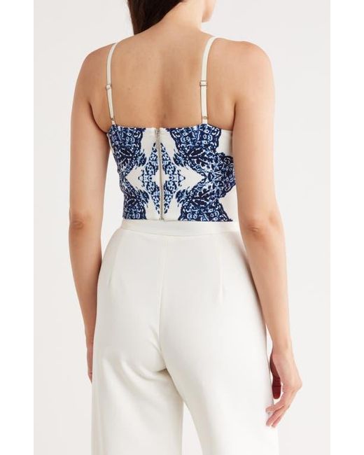 Tart Collections Blue Kylie Crop Ponte Camisole