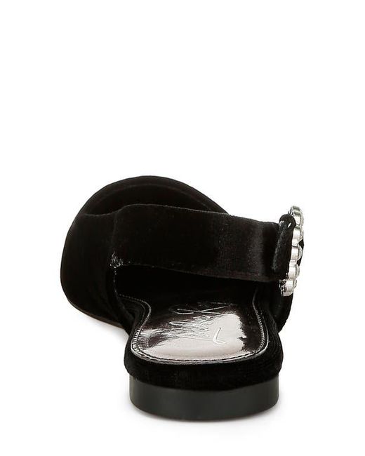 LONDON RAG Black Dolan Slingback Flat