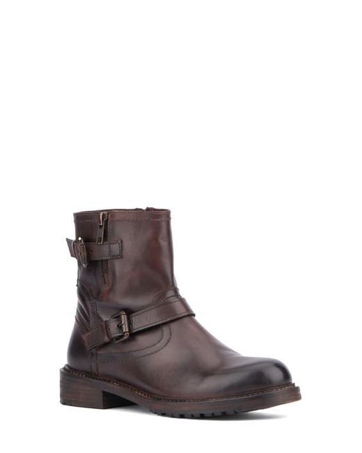 Vintage Foundry Brown Umay Moto Boot
