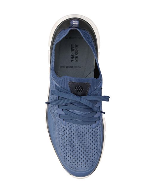 Johnston & Murphy Blue Amherst Lug Sole Sneaker for men