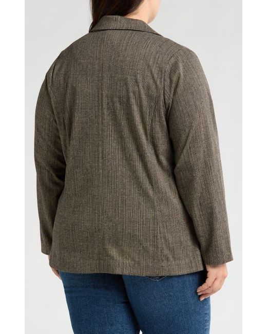 Wit & Wisdom Black Open Front Blazer