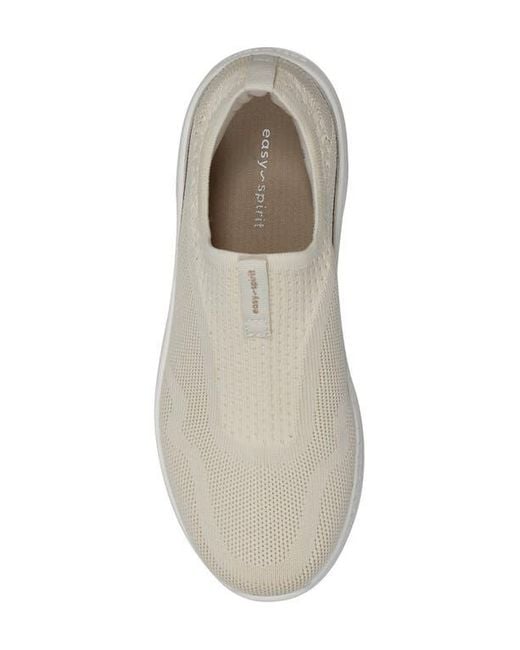 Easy Spirit White Parks 2 Knit Sneaker