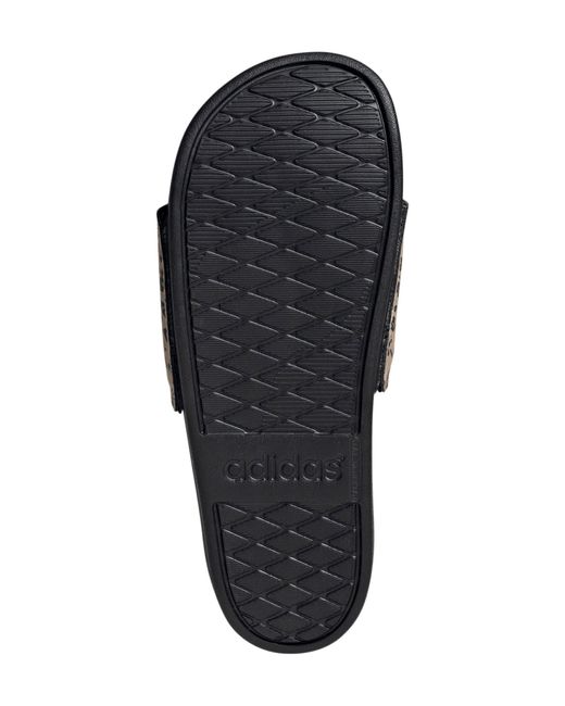 Adidas White Adilette Comfort Slide Sandal