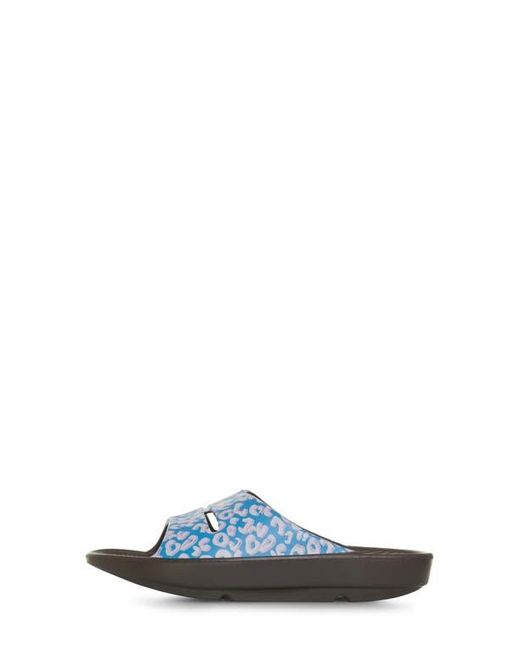 FLOOPI Blue Sophie Comfort Slide Sandal