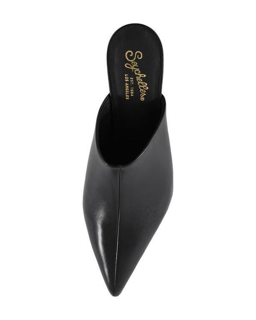 Seychelles Black Stefani Pointed Toe Mule