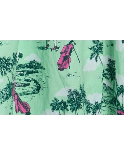 Printfresh Green Print Robe