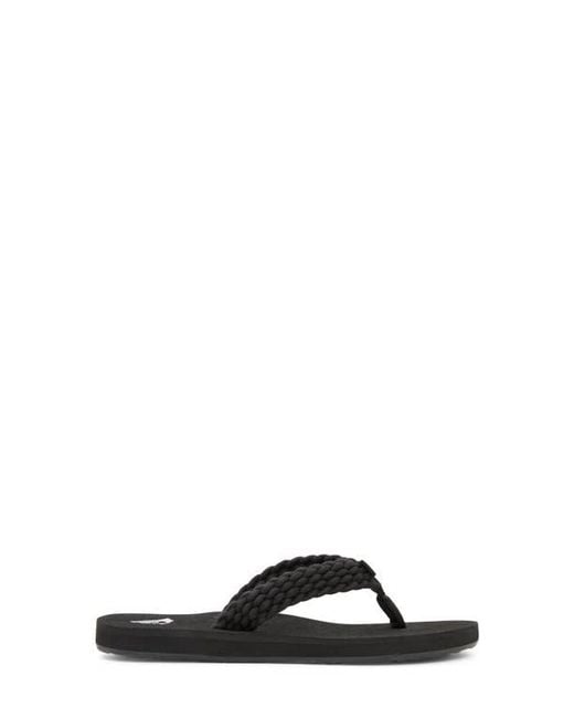 Roxy Black Porto Iv Flip Flop