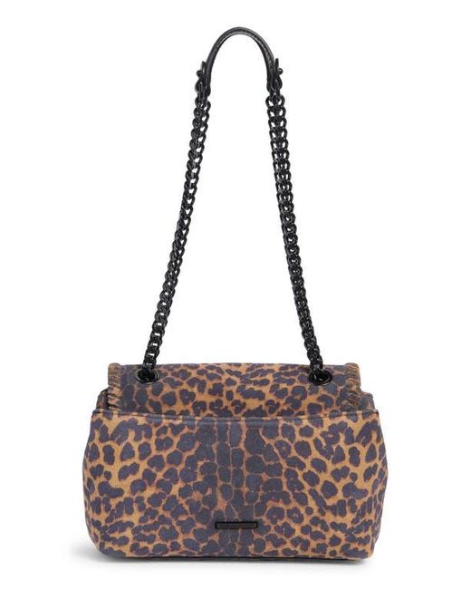 Rebecca Minkoff Brown Edie Whipstitch Suede Crossbody Bag