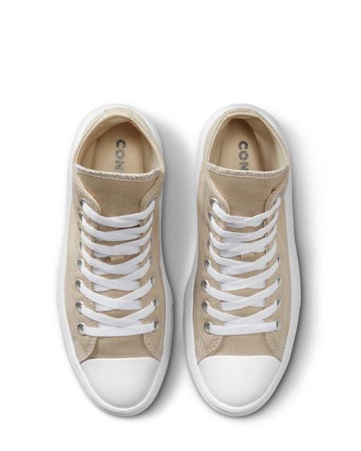 Converse White Chuck Taylor All Star Move High Top Platform Sneaker