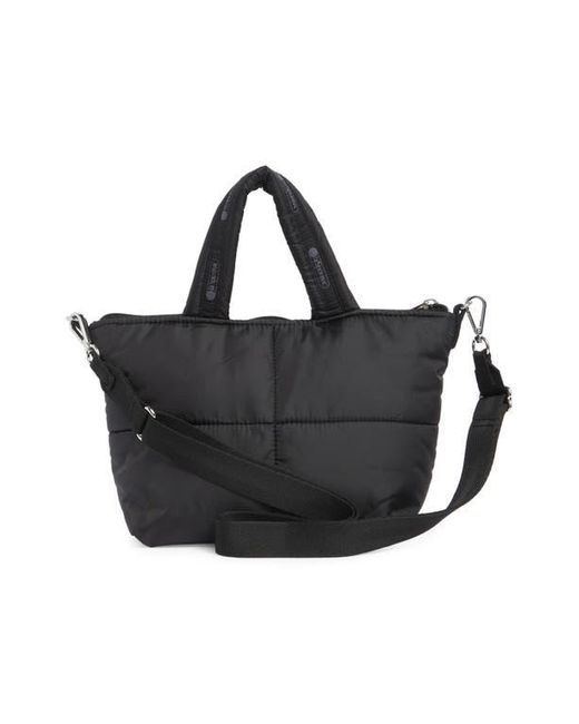 【LESPORTSAC】韓国限定★ PUFFY MINI SATCHEL LeSportsac Puffy Mini Satchel Top-Handle Bag in Black | Lyst
