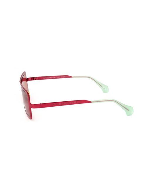 Retrosuperfuture Red 52Mm Square Sunglasses